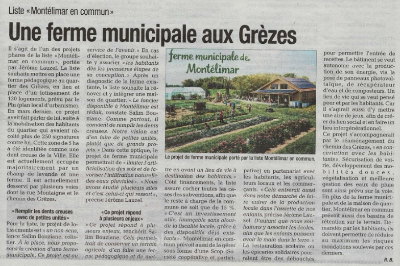Ferme Municipale